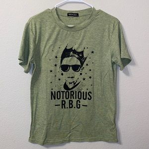 Womens Small Notorious R.B.G. Shirt
